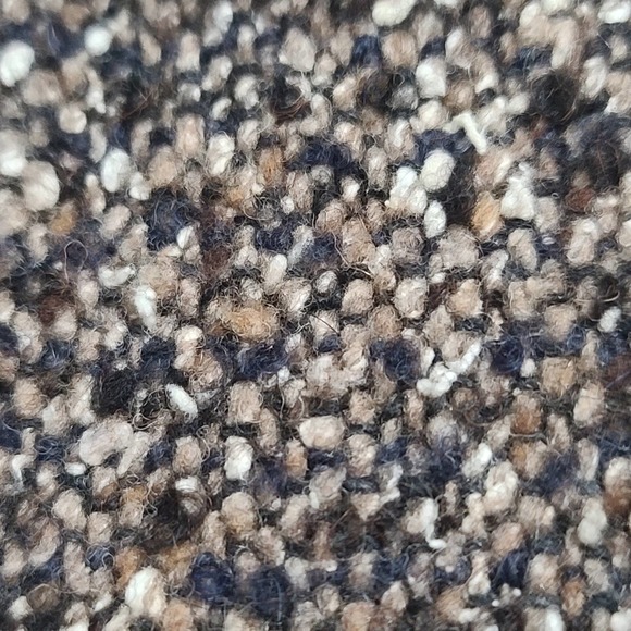 Eskandar Jacket Tweed 1 Lined Wool Blend Brown Black Oversized Lagenlook Boxy - Picture 6 of 14